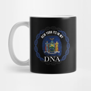 New York Its In My DNA - New Yorker Flag - Gift for New Yorker From New York Mug